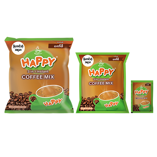 <span>HAPPY</span> 3 In 1 INSTANT COFFEE MIX